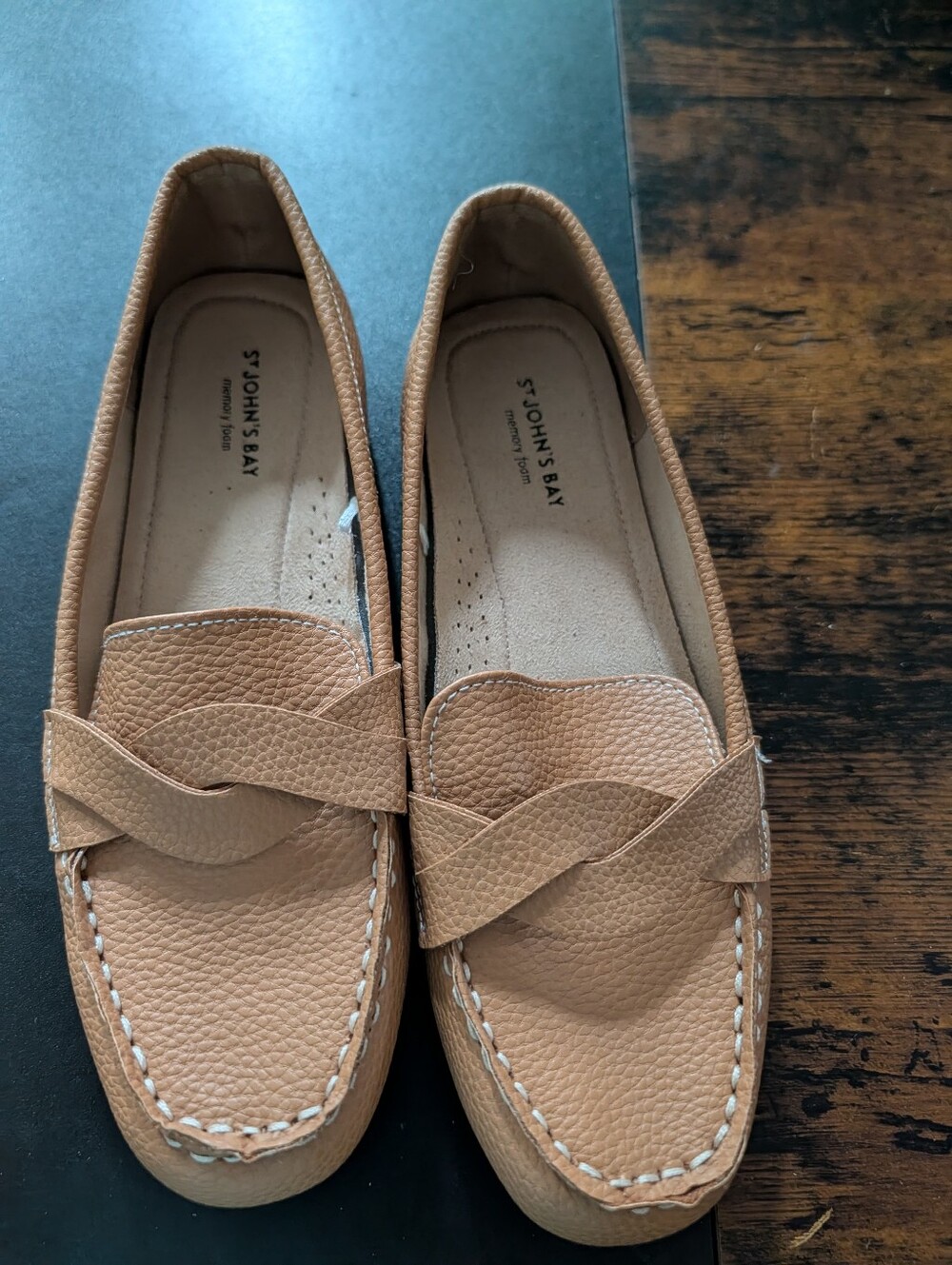 St. John's Bay Tan Penny Loafers